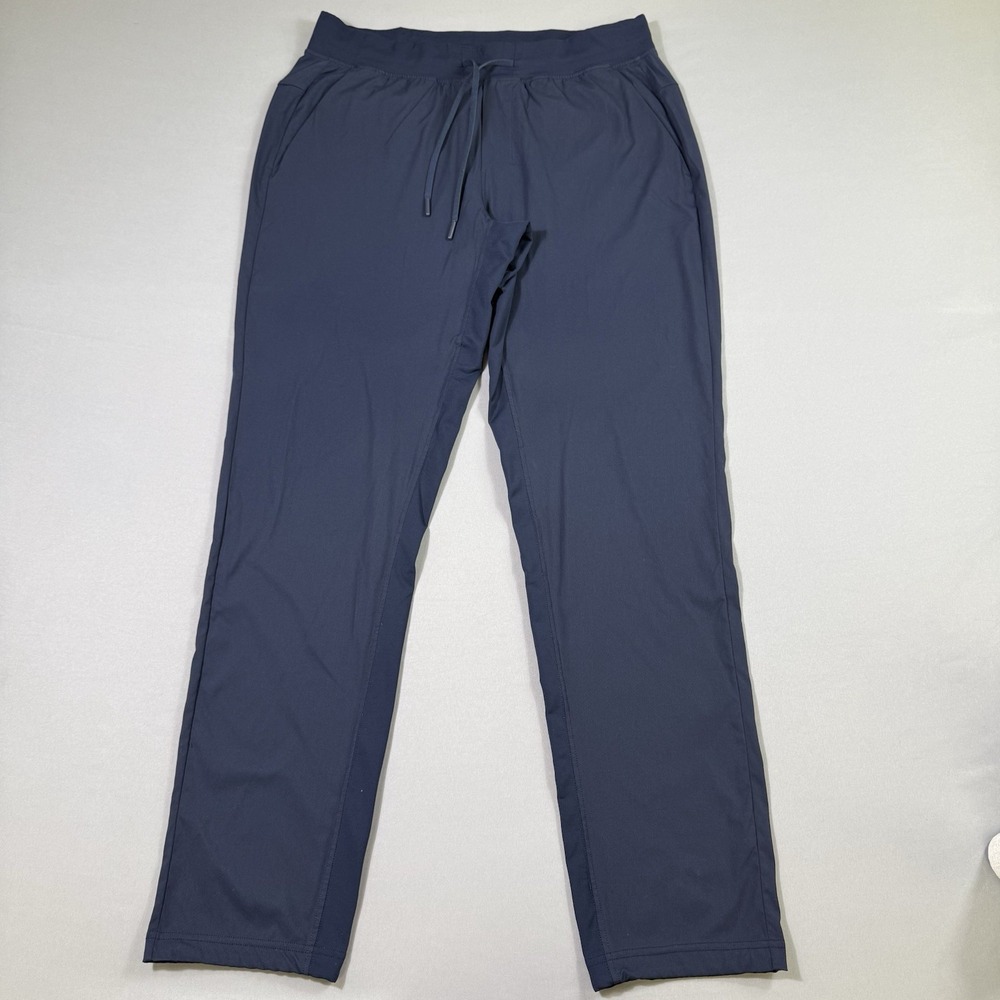 Lululemon Great Wall Pant Mens Large True Navy Adjustable Length Office Travel